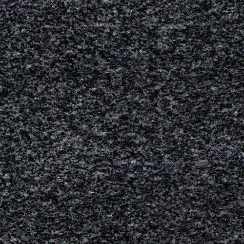 Jet black granite